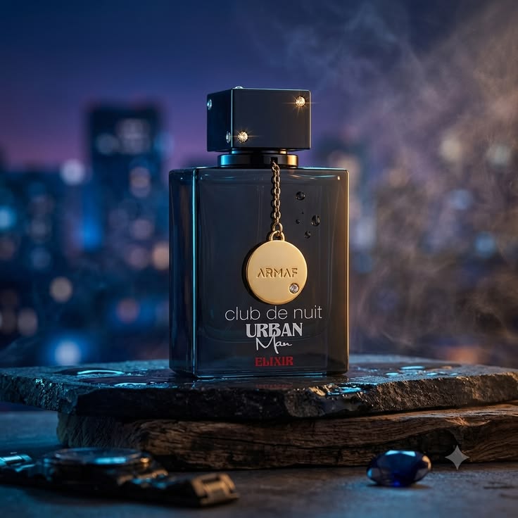 Armaf Club de Nuit Urban Elixir, detalle del frasco