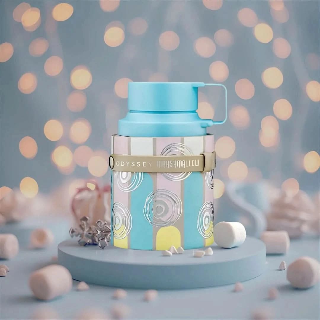 Odyssey Marshmallow, detalle del frasco